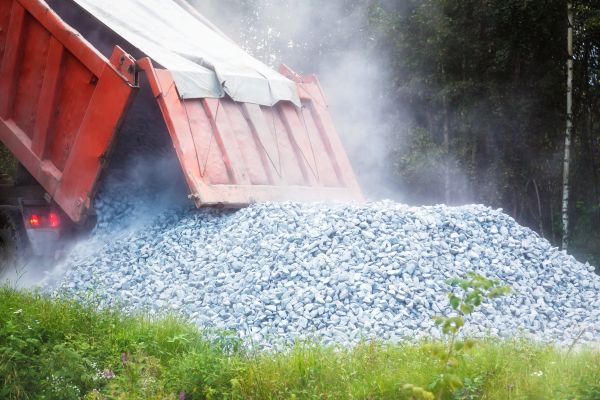 Limestone Gravel Delivery in Lexington