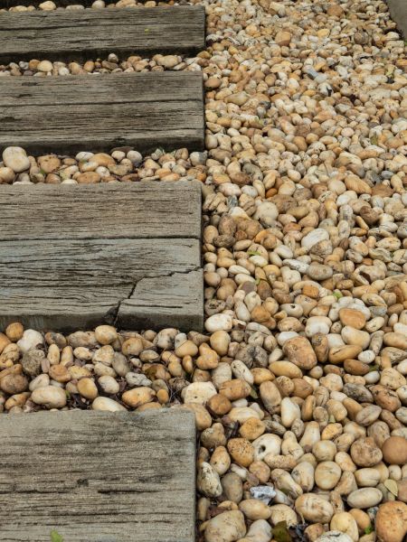 Pea Rock Installation in Lexington
